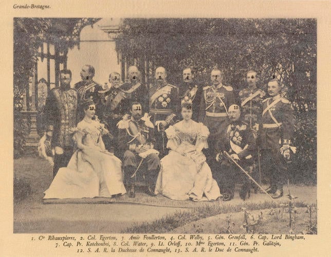 Representatives of Britain at the coronation of Nicholas II, Emperor of Russia Representatives of Britain at the coronation of Nicholas II, Emperor of Russia