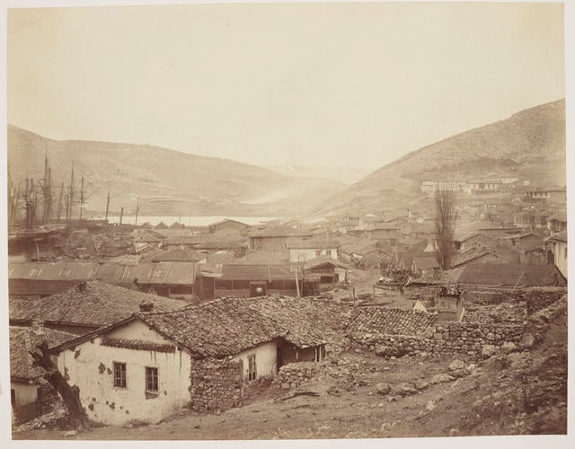 General View of Balaklava Hospital on the right