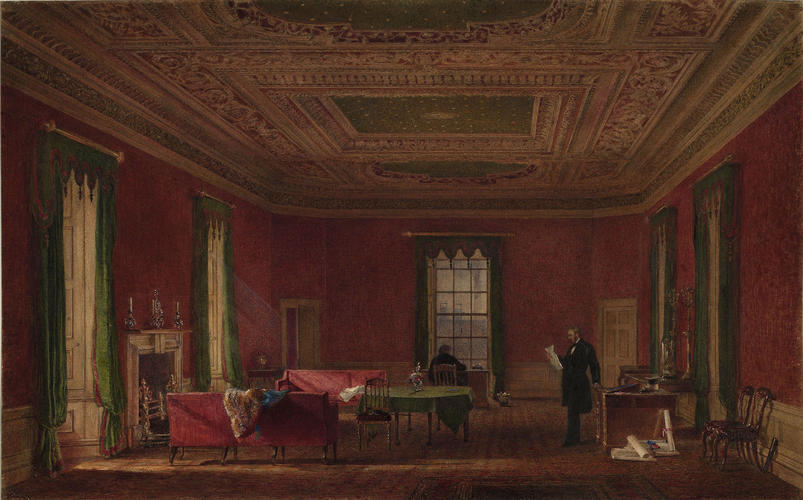 Palace of Holyroodhouse: Secretary of State's Room, or West Drawing-Room as used by the Prince Consort