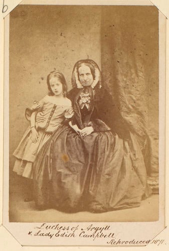 Duchess of Argyll and Lady Elizabeth Campbell