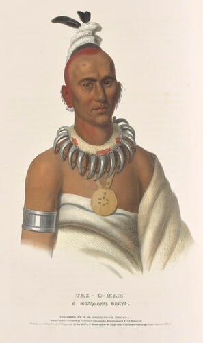 History of the Indian tribes of North America : with biographical sketches and anecdotes of the principal chiefs. Embellished with one hundred and twenty portraits from the Indian Gallery in the Department of War, at Washington ; v. 2 / by Thomas L. M'Kenney. . . and James Hall