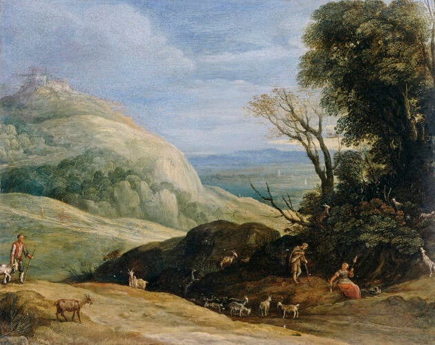 A Landscape with Goatherds