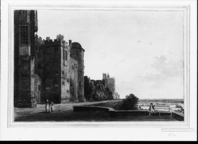 The North Terrace, looking west
