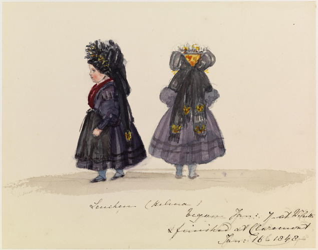 Master: Sketches of the Royal Children by V. R. from 1841-1859
Item: Lenchen (Helena)