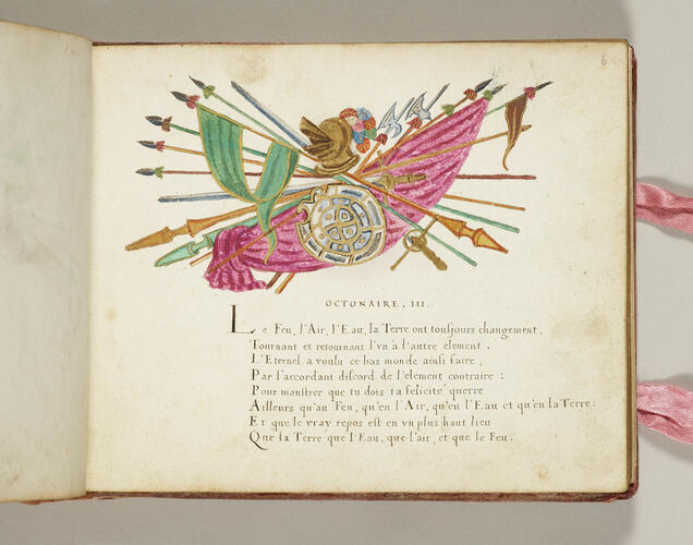 Cinquante octonaires sur la va [sic] vanite et inconstance du monde : dediez a Monsieur le Prince pour ses estrennes de l'an 1607 / escrit et illumine par moy Esther Inglis