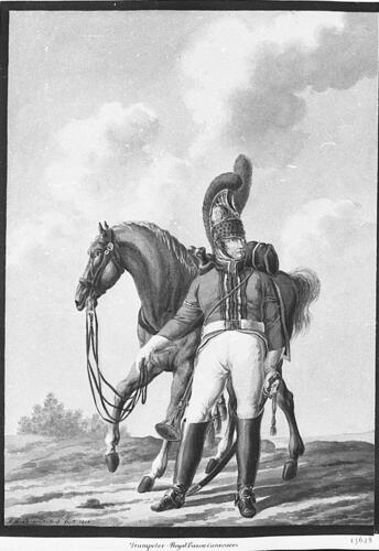 Saxon Army. Trumpeter, Cuirassiers of the Guard Saxon Army. Trumpeter, Cuirassiers of the Guard