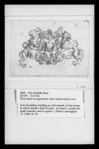 2 heraldic lions 2 heraldic lions