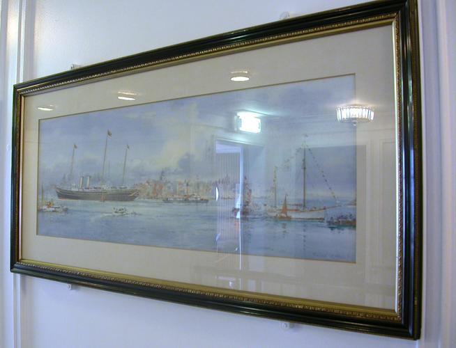 HMY Victoria and Albert [III] entering Portsmouth Harbour after Great Silver Jubilee Review, 1935