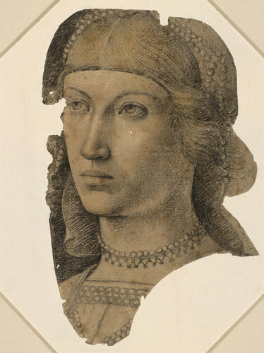The head of a young woman The head of a young woman
