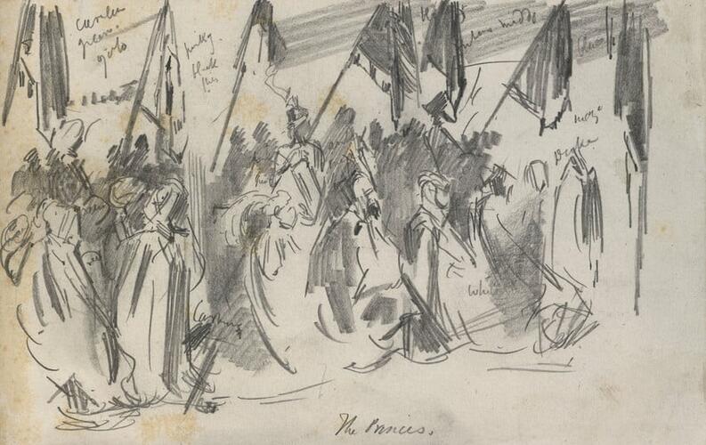 A study for 'The Grand Chapter of the Star of India at Calcutta, 1 January 1876' A study for 'The Grand Chapter of the Star of India at Calcutta, 1 January 1876'