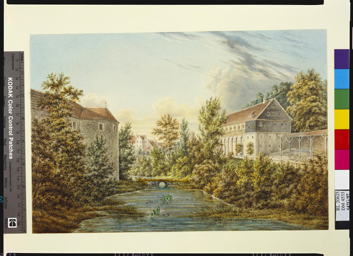 Coburg: moat of the Ehrenburg Palace