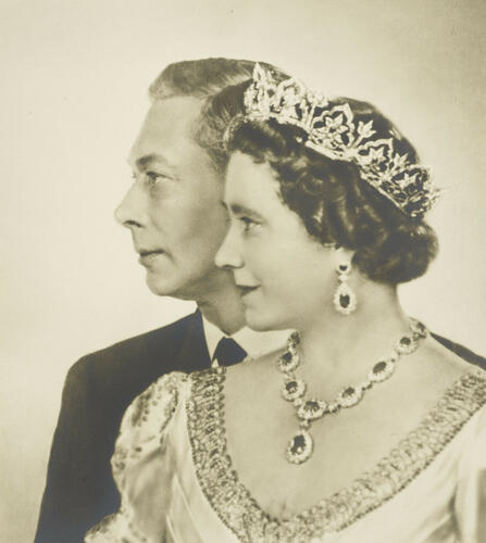 King George VI and Queen Elizabeth