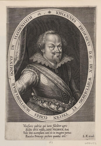 IOHANNES FRIDERICVS D. G. DVX WIRTEMBERG