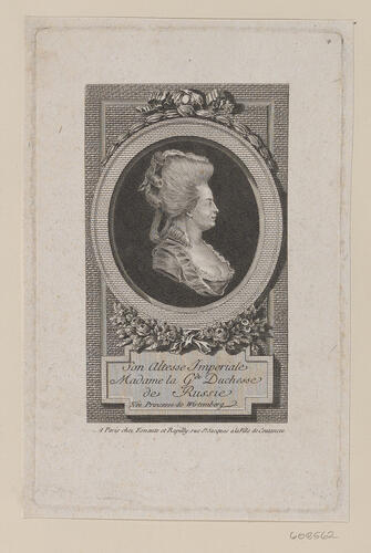 Son Altesse Imperiale Madame La Grande Duchesse de Russie, née Princesse de Wirtemberg Son Altesse Imperiale Madame La Grande Duchesse de Russie, née Princesse de Wirtemberg