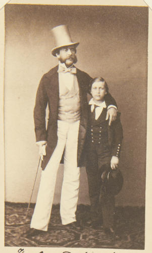 Friedrich Wilhelm, Grand Duke of Mecklenburg-Strelitz (1819-1904), and Adolphus Friedrich, Hereditary Grand Duke of Mecklenburg-Strelitz (1848-1914) Friedrich Wilhelm, Grand Duke of Mecklenburg-Strelitz (1819-1904), and Adolphus Friedrich, Hereditary Grand Duke of Mecklenburg-Strelitz (1848-1914)
