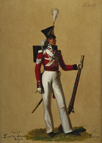 Sergeant Alexander Jameson (b. 1811), 2nd (or the Queen's Royal) Regiment of Foot Sergeant Alexander Jameson (b. 1811), 2nd (or the Queen's Royal) Regiment of Foot