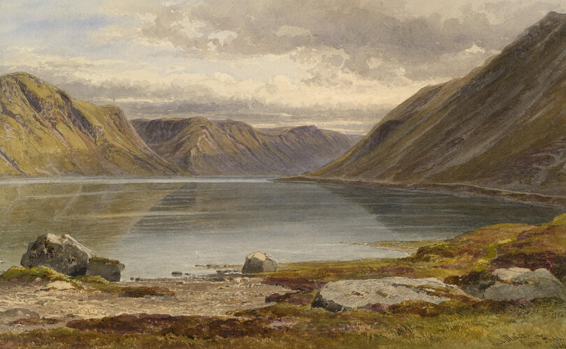 Loch Muick from the east end Loch Muick from the east end