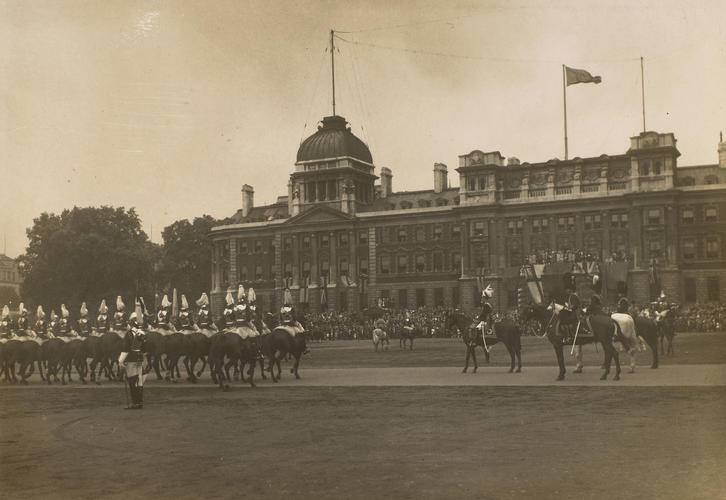 King George V (1865-1936) at presentation ceremony King George V (1865-1936) at presentation ceremony