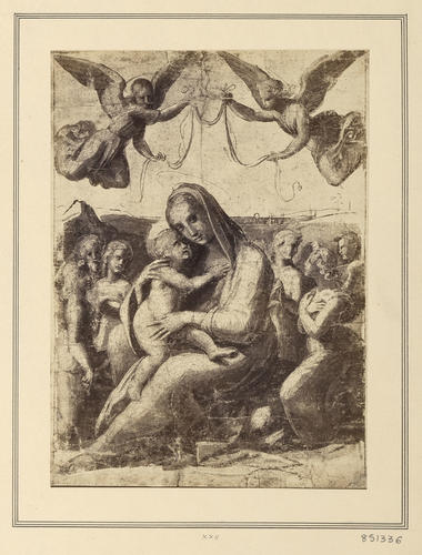 The Virgin and Child with angels