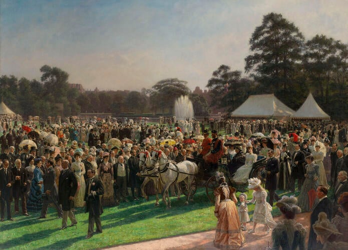 The Garden Party at Buckingham Palace, 28 June 1897
