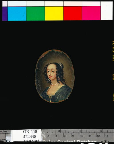 Master: Set of mica overlays and miniature of Henrietta Maria (1609-1669)
Item: Portrait of Henrietta Maria