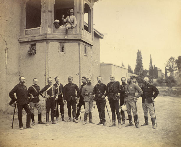 Lieutenant-General Sir S J Browne, CB, VC, and Staff, Jellalabad Lieutenant-General Sir S J Browne, CB, VC, and Staff, Jellalabad