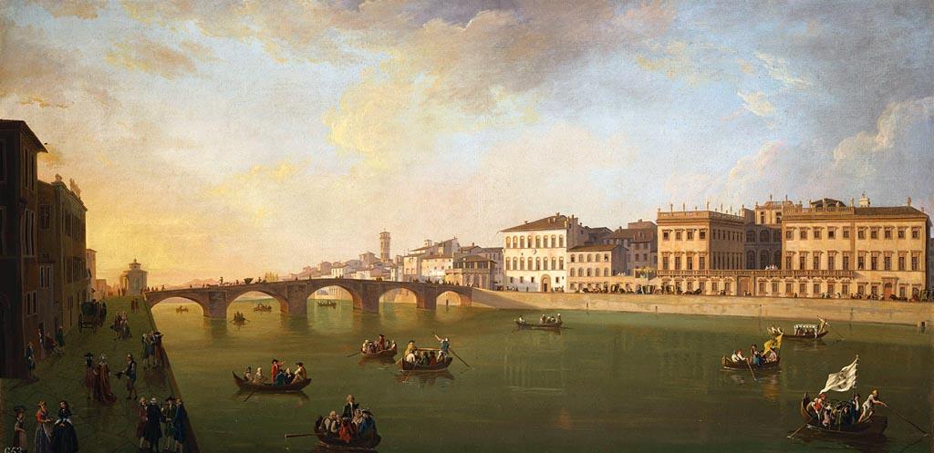 A View of the Arno in Florence by Day A View of the Arno in Florence by Day