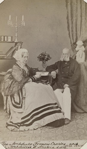 The Archduke Franz Karl and the Archduchess Sophie of Austria