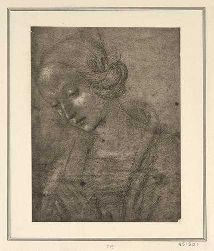 A study of the bust of the Virgin A study of the bust of the Virgin