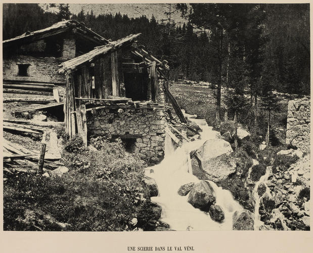 Une scierie dans le Val Veni