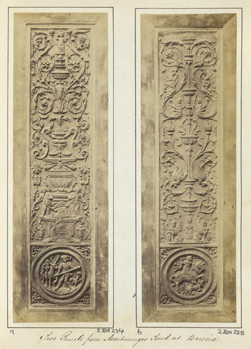 'Two Panels from Martinengo's Tomb at Brescia' 'Two Panels from Martinengo's Tomb at Brescia'