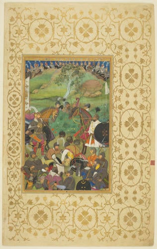 Master: Padshahnamah پادشاهنامه (The Book of Emperors) ‎‎
Item: The Decapitation of Khan Jahan Lodi (3 February 1631)