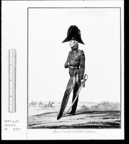 Austrian Army. 'Officier d'État-Major de la Cavalerie Autrichienne' Austrian Army. 'Officier d'État-Major de la Cavalerie Autrichienne'