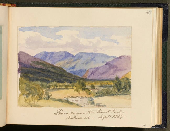Master: SKETCHES FROM NATURE V. R. 1862 TO 1864
Item: From near the Boat Pool