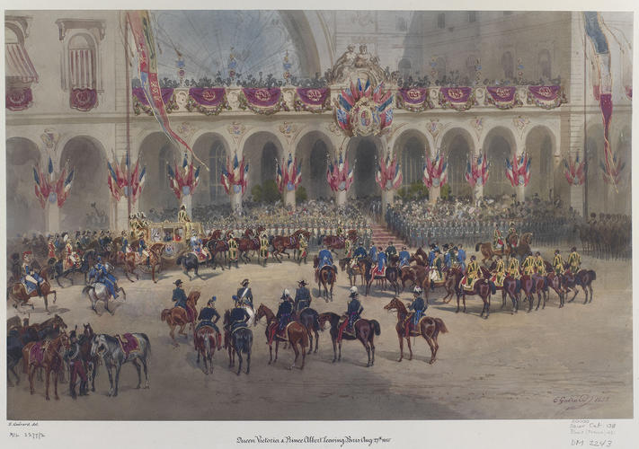 Queen Victoria's departure from Paris, 27 August 1855
