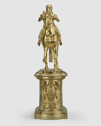 Equestrian statuette of Charles I (1600-1649)