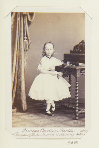 Princess Karoline Mathilde (1860-1932), second daughter of Duke Frederic of Schleswig-Holstein Princess Karoline Mathilde (1860-1932), second daughter of Duke Frederic of Schleswig-Holstein