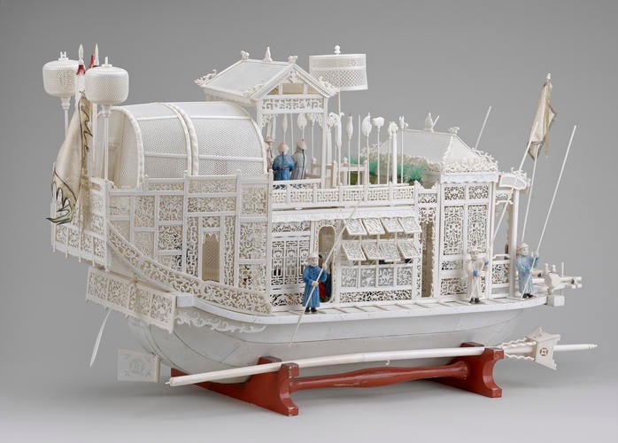 Chinese boat model
