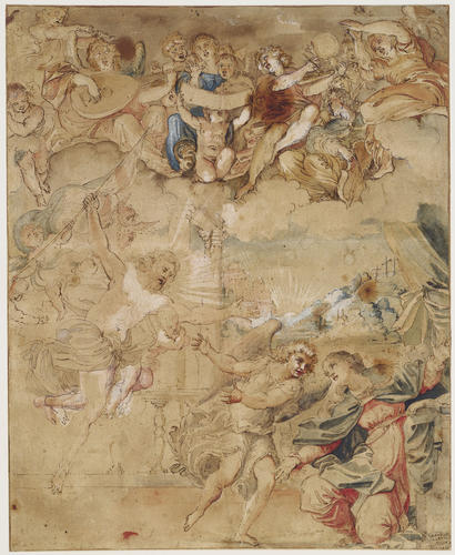 Christ appearing to the Virgin Mary
