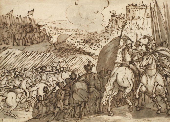 A battle scene