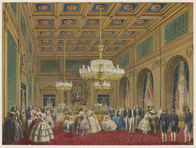The Council Chamber in the Hôtel de Ville, 23 August 1855