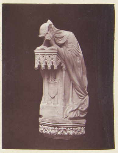 Mourning Royalty: A figure in the niche of Prince Albert's Cenotaph, Albert Memorial Chapel, Windsor