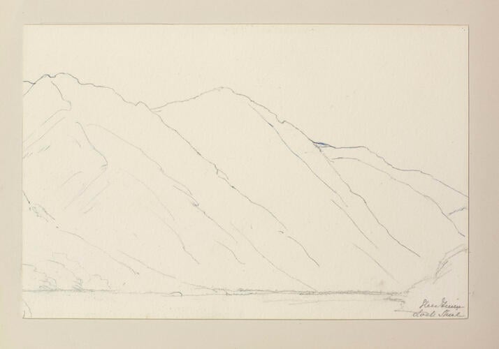 Master: SKETCHES BY QUEEN VICTORIA II
Item: Glen Finnan, Loch Shiel