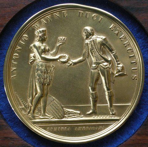 U. S. A. Medal commemorating the storming of Stony Point, 1779 U. S. A. Medal commemorating the storming of Stony Point, 1779