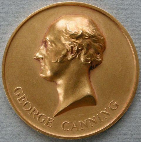 Argentina. Medal commemorating the inauguration of the monument to George Canning in Buenos Aires, 4 December 1937