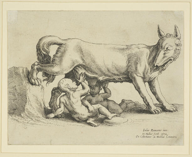 Romulus and Remus, after Giulio Romano Romulus and Remus, after Giulio Romano