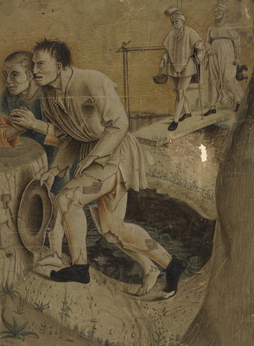 Two shepherds from an Adoration Two shepherds from an Adoration