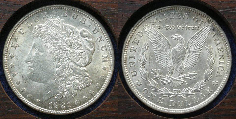 U. S. A. Dollar, 1921 U. S. A. Dollar, 1921