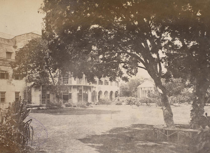 Government House, Barbados: billiard room in garden