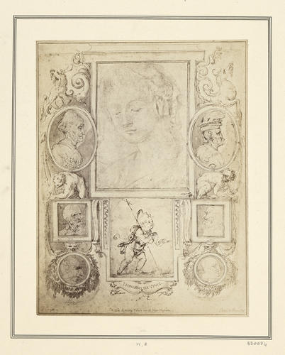 A page from Giorgio Vasari's Libro de' Disegni